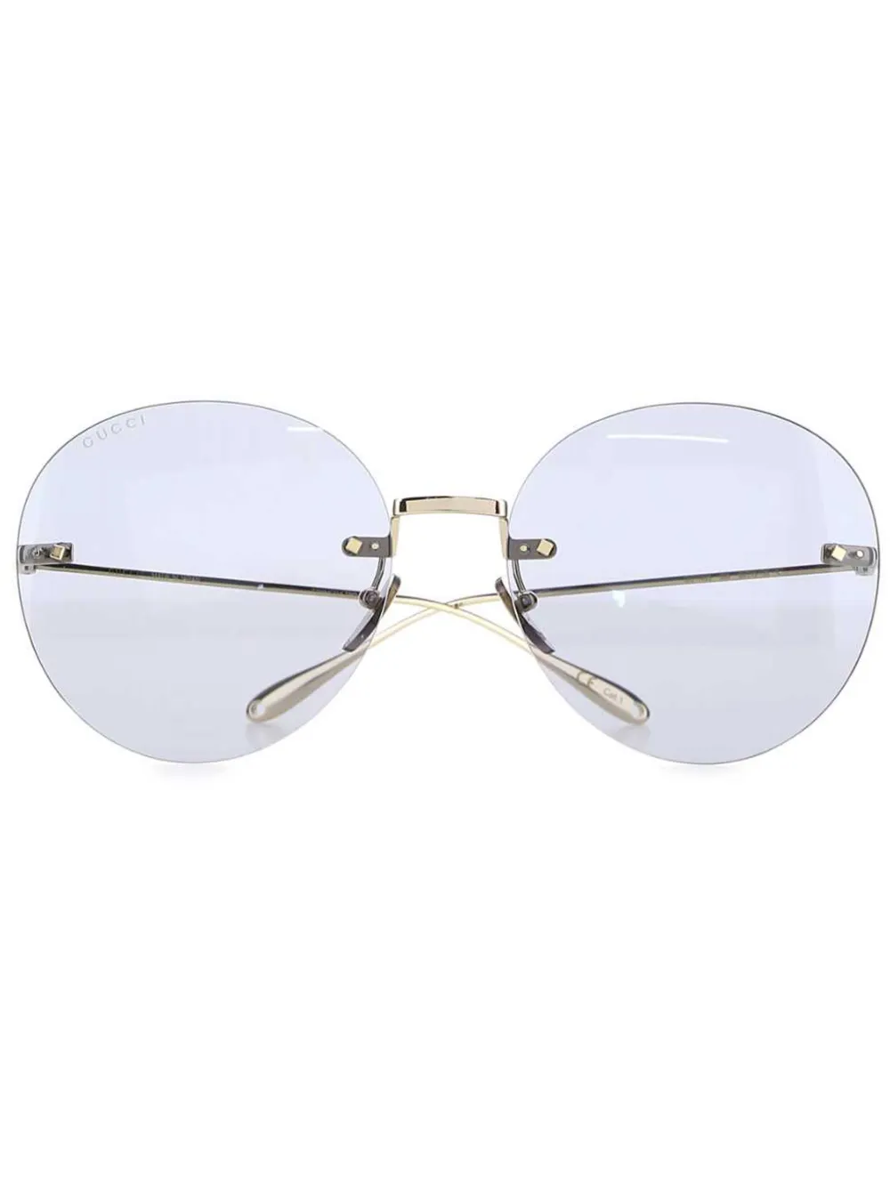 

Солнцезащитные очки в круглой оправе Gucci Eyewear, золотой