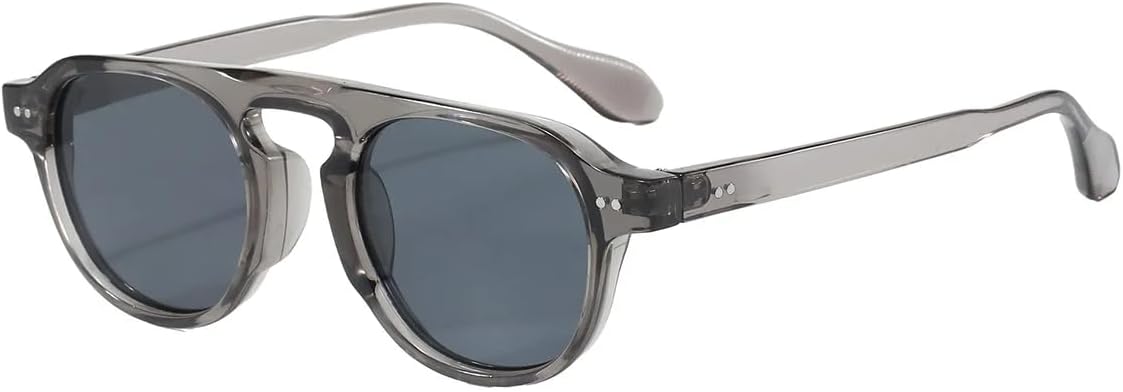 

Модные женские солнцезащитные очки, популярные мужские винтажные очки с заклепками, панк-очки, женские солнцезащитные очки, мужские солнцезащитные очки UV400 SZVVBKK, Grey