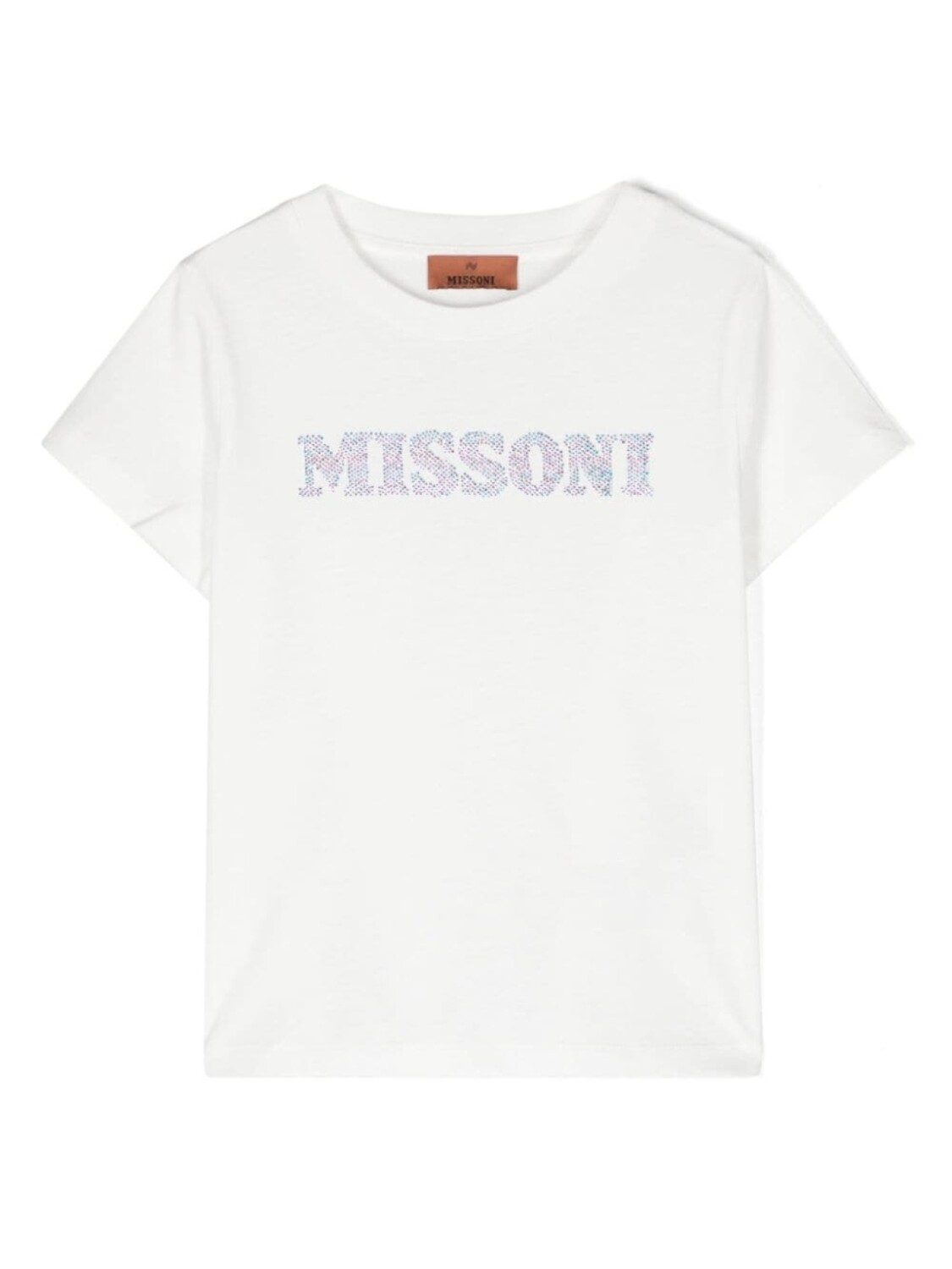 

Missoni Kids футболка с логотипом, белый
