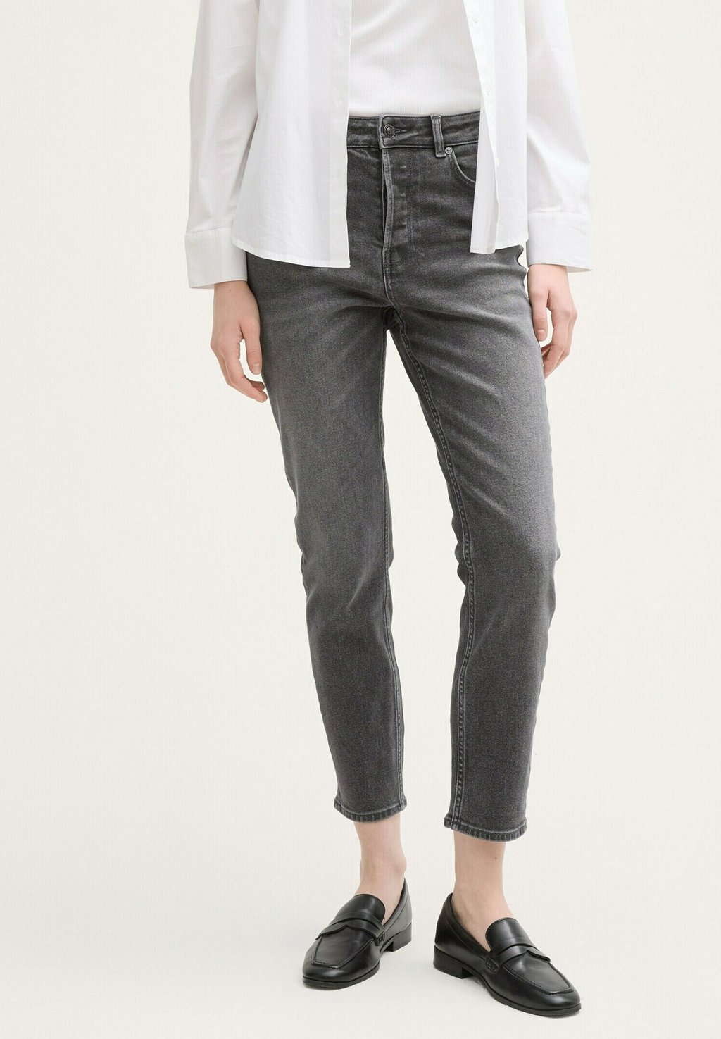 

Джинсы облегающего кроя LOTTE TOM TAILOR DENIM, серый