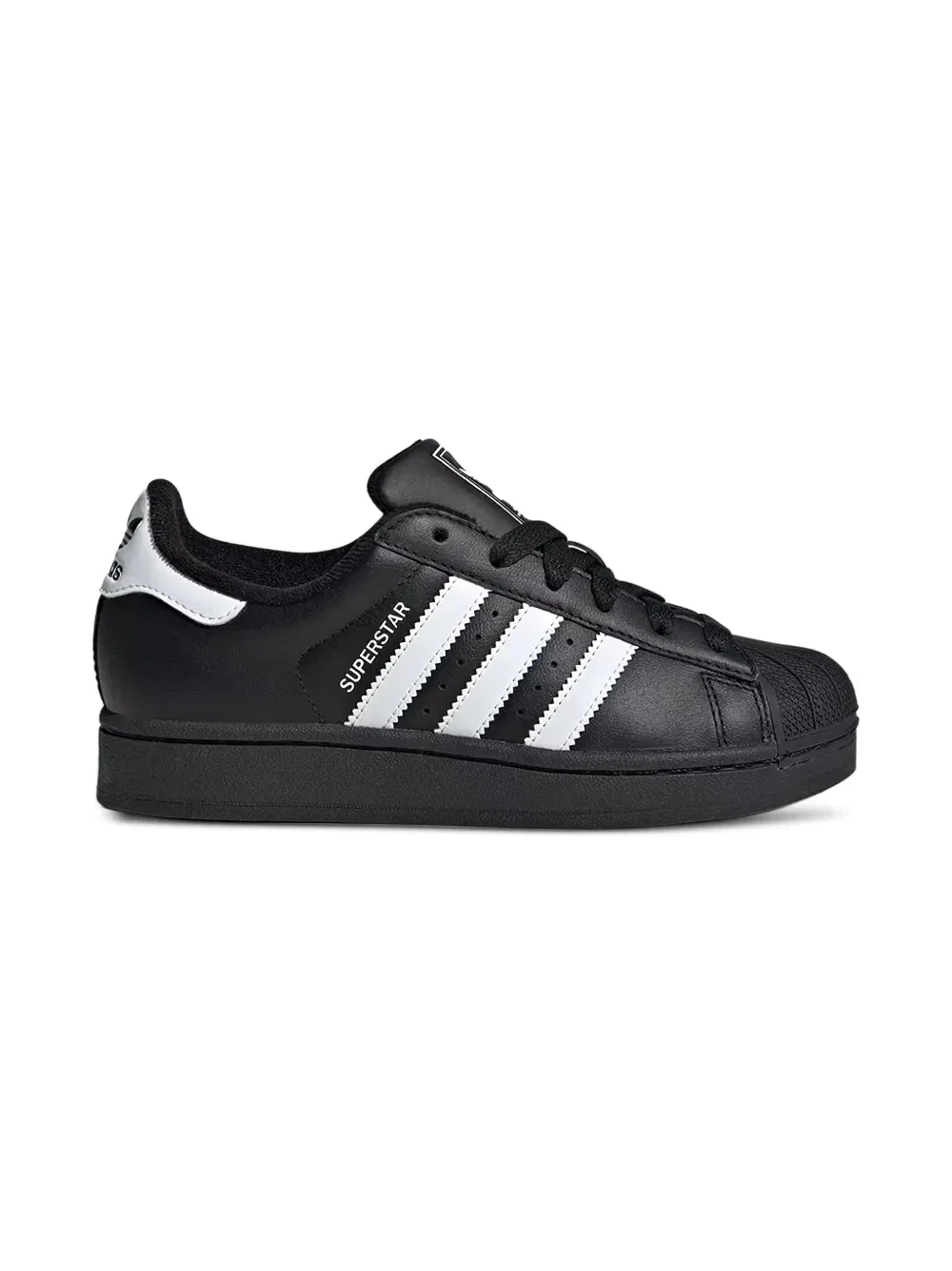Кроссовки Superstar II Black/White Adidas Kids, серый — фото 2