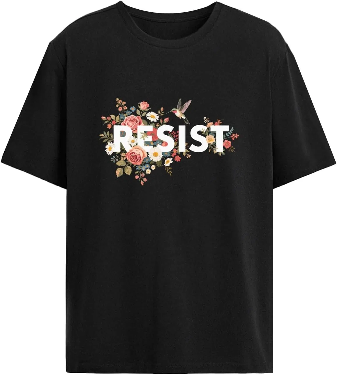 Футболка Resist с принтом Generic, черный
