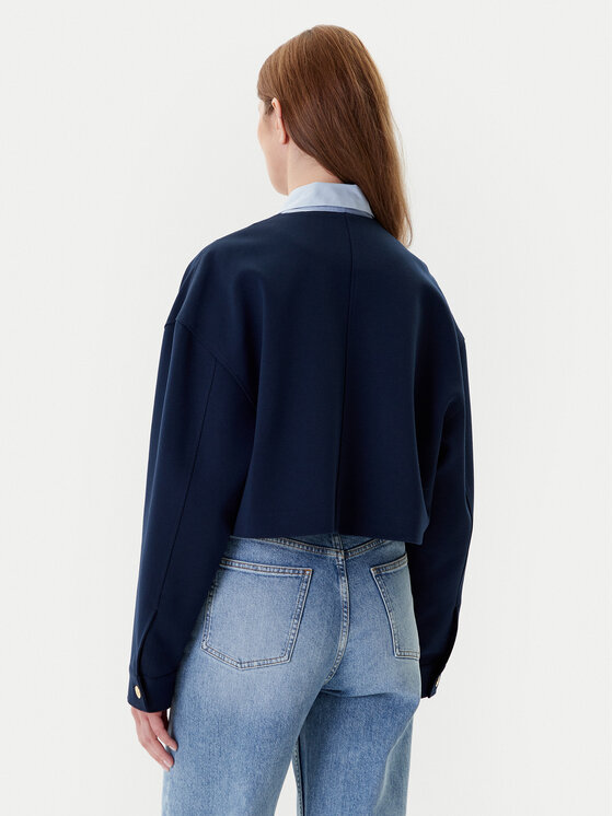 Куртка свободного кроя WW0WW46519 Tommy Hilfiger, синий — фото 3