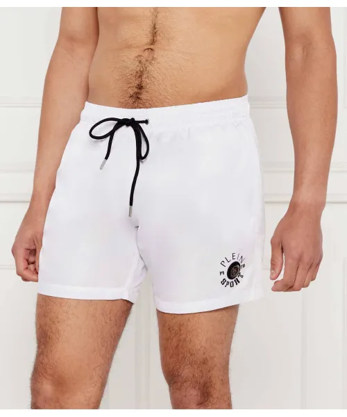 

Пляжные шорты Regular fit Plein Sport, белый