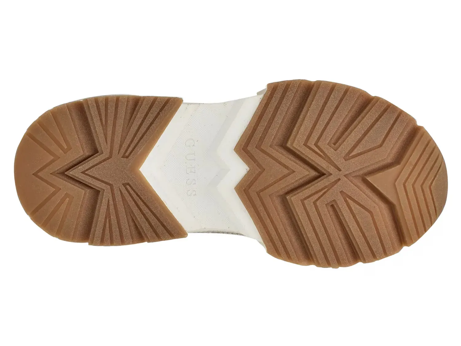 Кроссовки Carrli Guess, White/Gold — фото 4