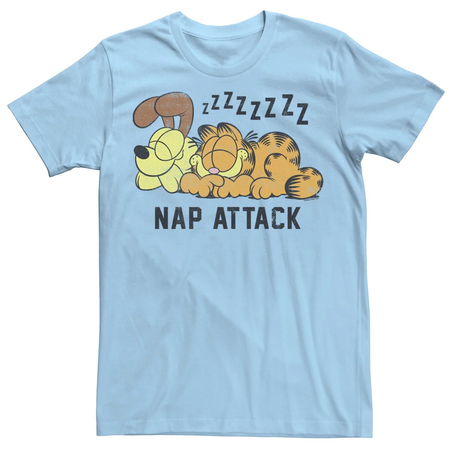 

Мужская футболка с надписью Garfield Nap Attack Licensed Character