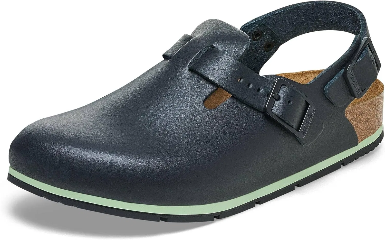 Женские и мужские тапочки Birkenstock Tokio Pro, кожаные мюли, сабо - сертифицированы по стандарту EN ISO 20347:2145 - рабочая обувь для медицинских, ресторанных и сервисных работников