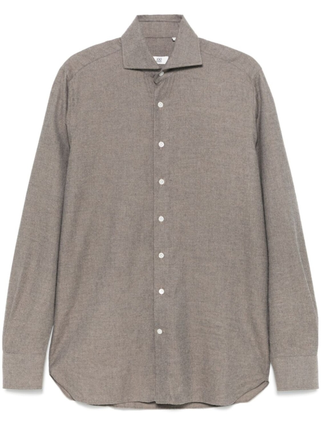 

100HANDS фланелевая рубашка, коричневый