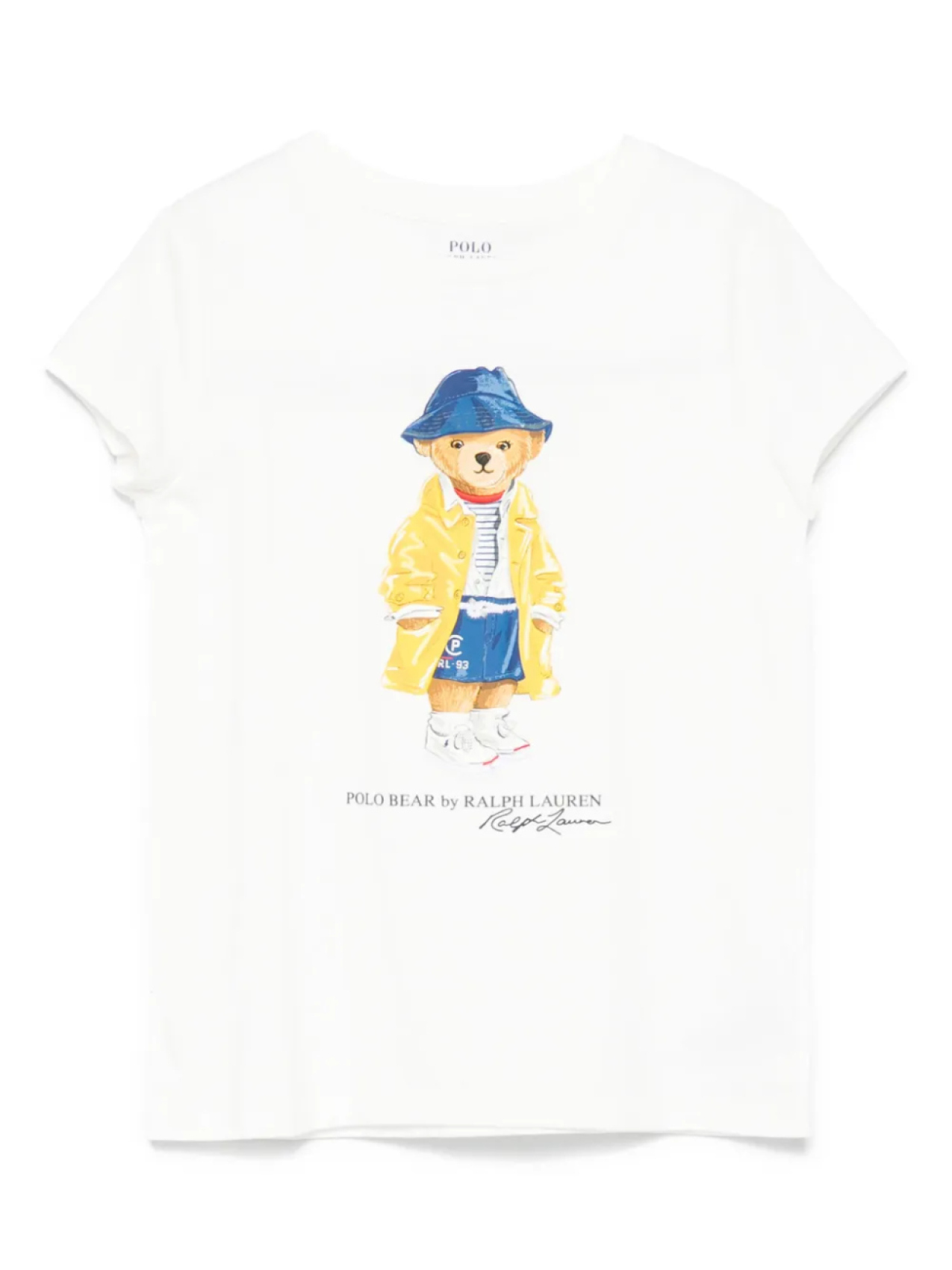 

POLO RALPH LAUREN KIDS футболка Polo Bear, белый