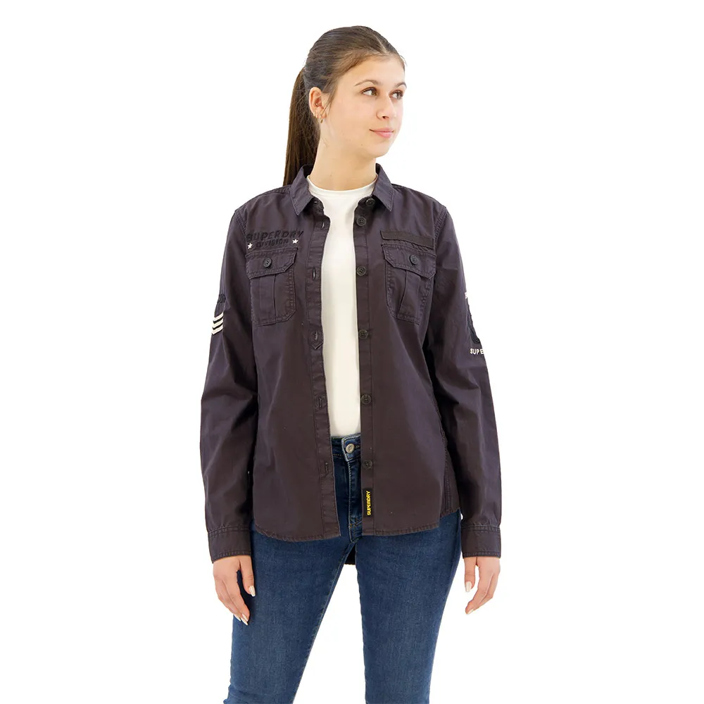 

Верхняя рубашка Superdry Military, серый