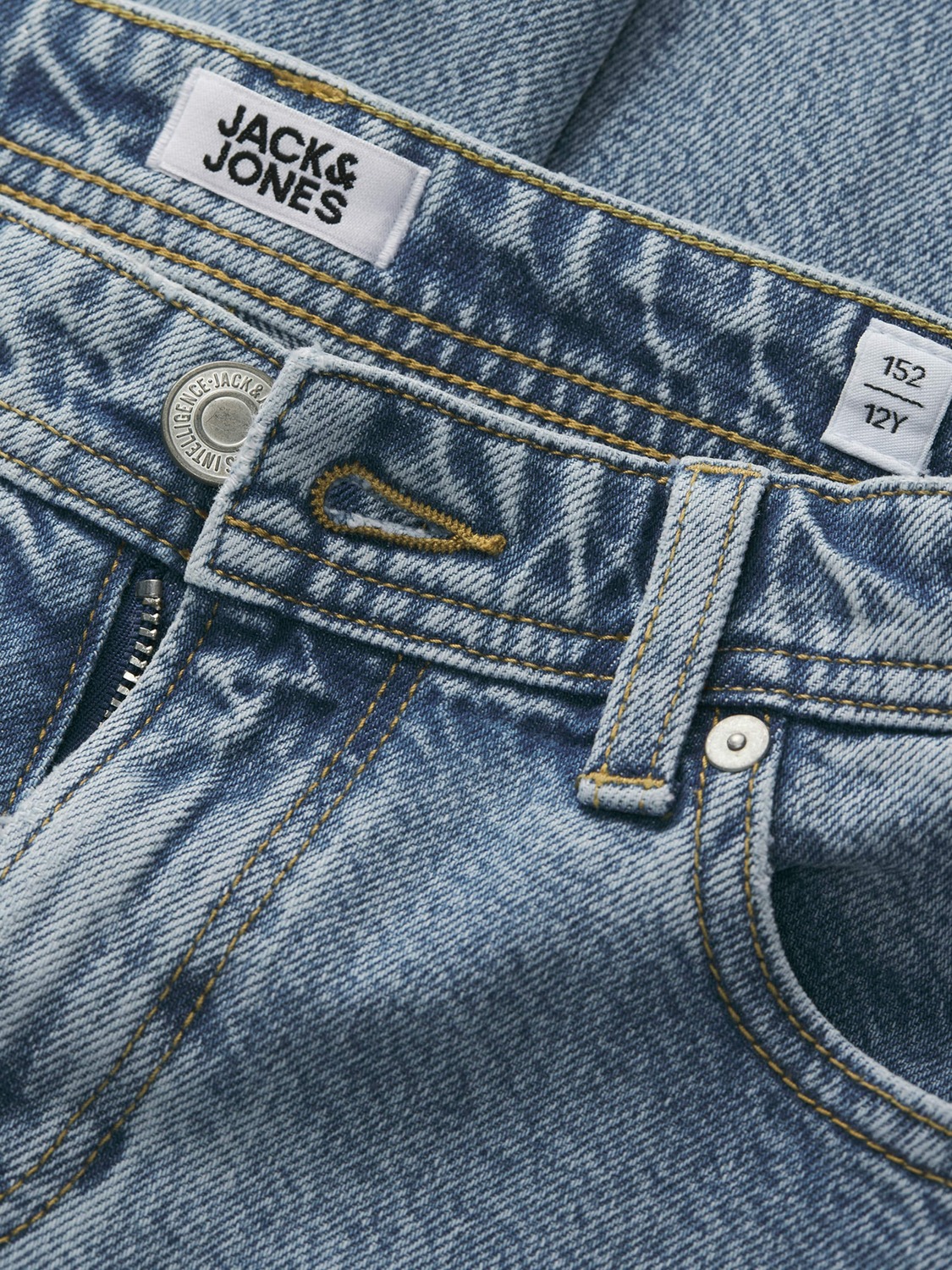 Jack & Jones Junior Джинсы Regular 'JJIClark JJOriginal' в синем дениме — фото 3