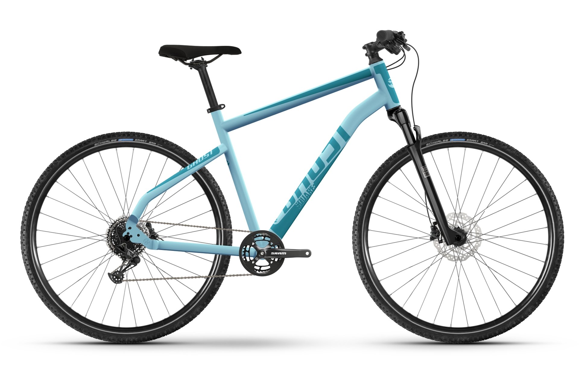 

Горный велосипед Ghost Square cross essential - 28 дюймов - diamant, grau | blue grey/dirty blue - matt