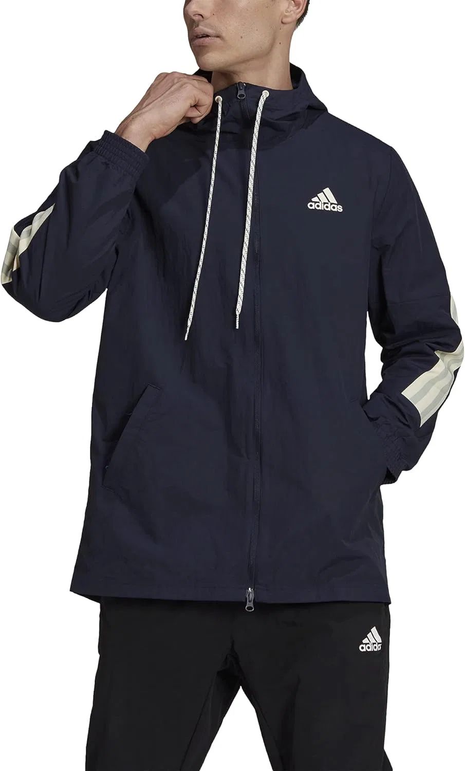 Мужская спортивная куртка adidas с тремя полосками