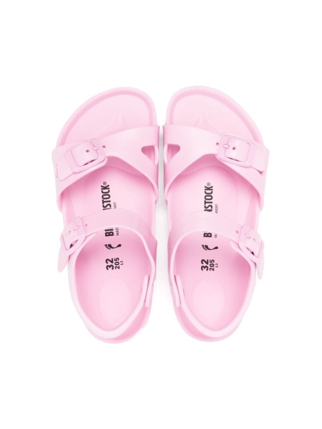 Birkenstock сандалии Rio с открытым носком, розовый — фото 3