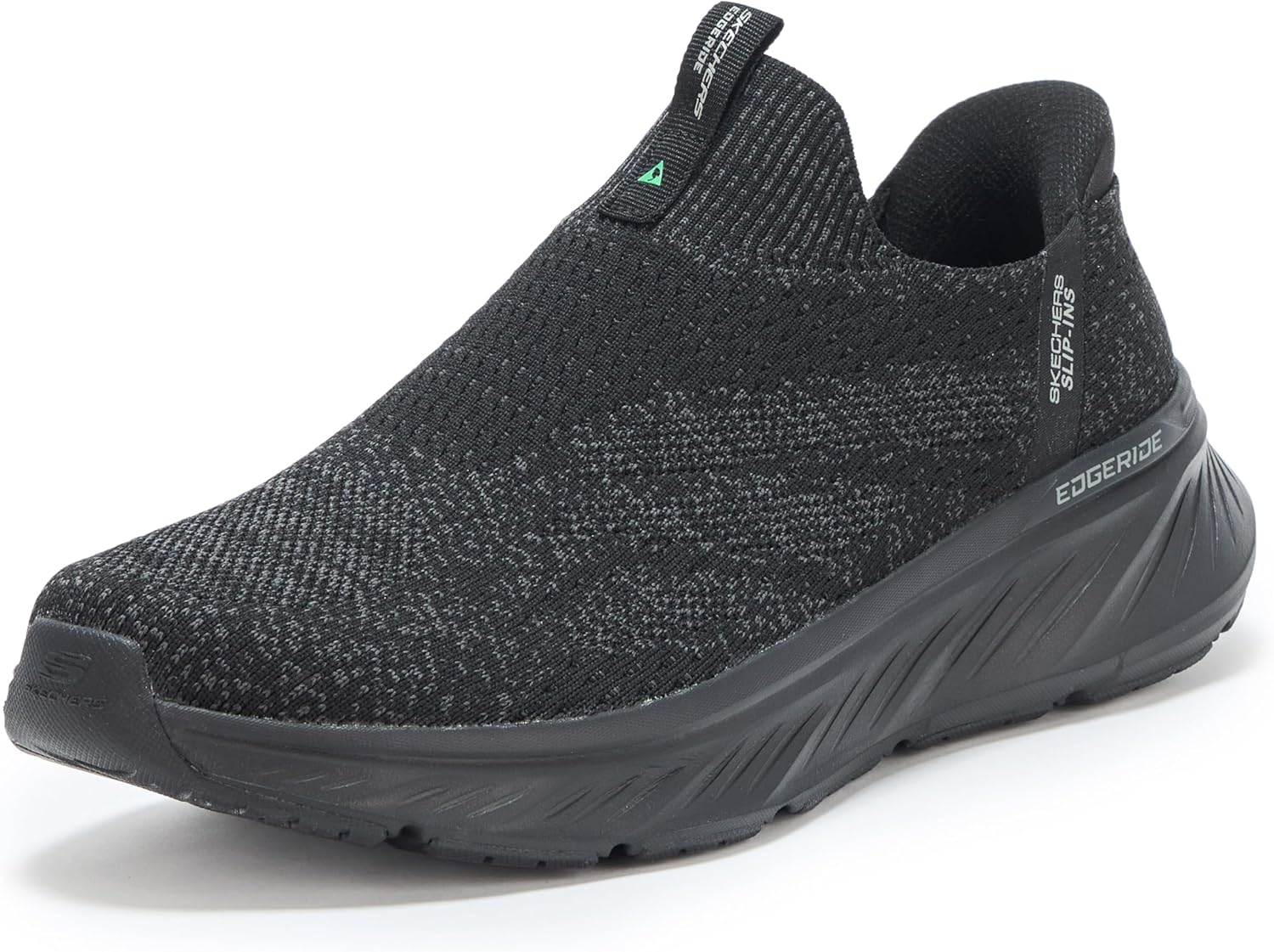 

Мужские кроссовки Skechers Edgeride Commissioner с удобной посадкой без шнурков, черный