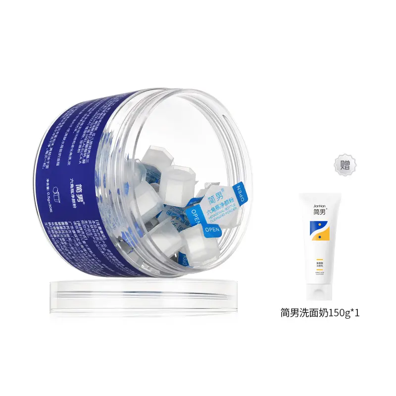 

Очищающее средство для мужчин Amino Acid Hexagonal Bottle для увлажнения и очищения жирной и сухой кожи со смешанными характеристиками JIANNAN