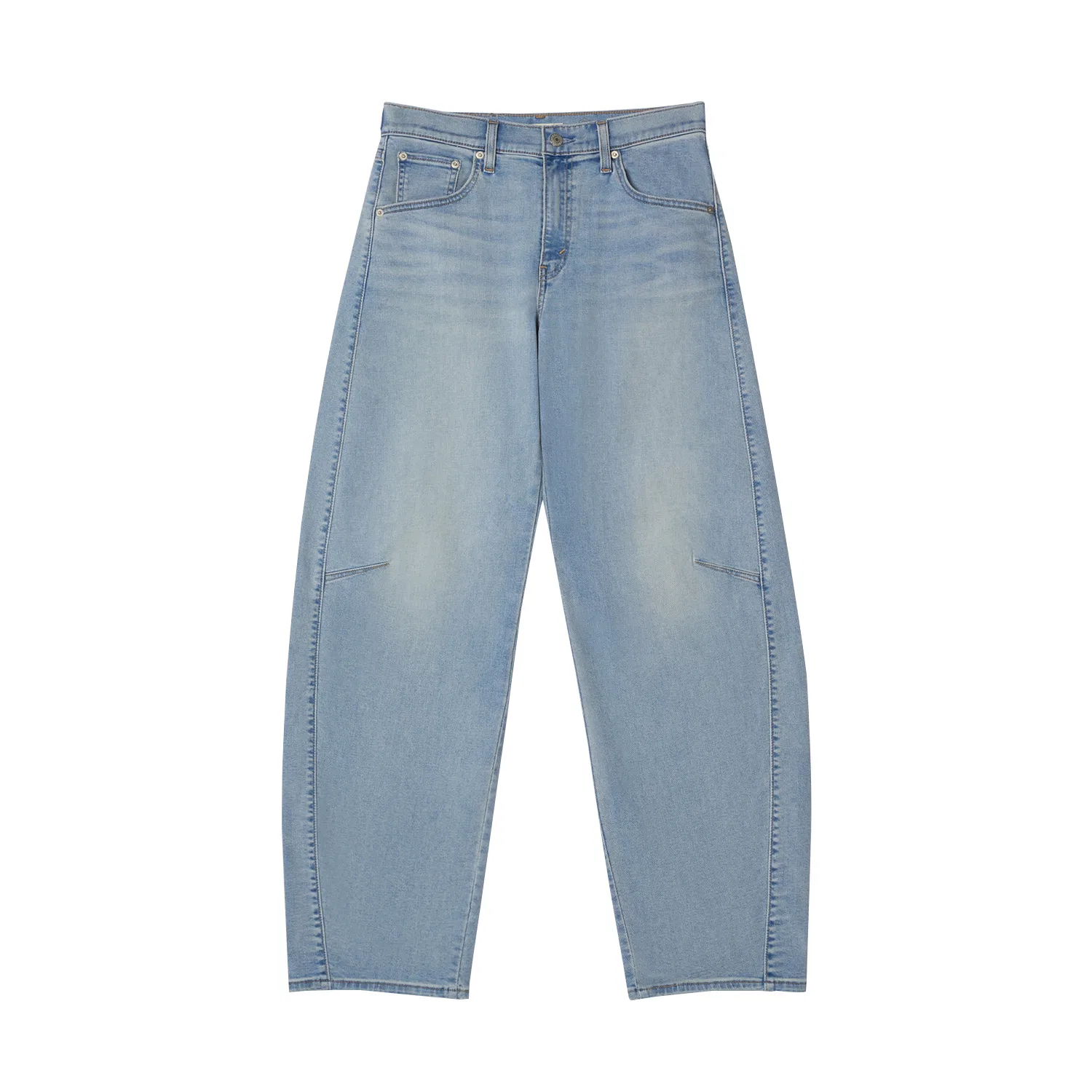 Джинсы женские light blue, широкие, средней посадки Levis
