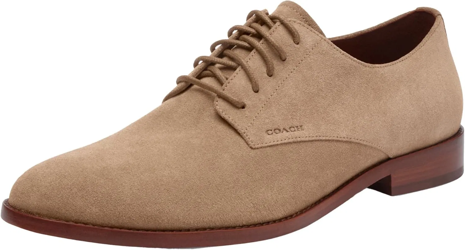 Оксфорды мужские из замши Coach, Taupe