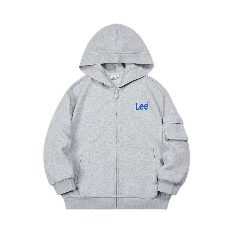 Детский худи с капюшоном Lee, Twilight Heather Gray