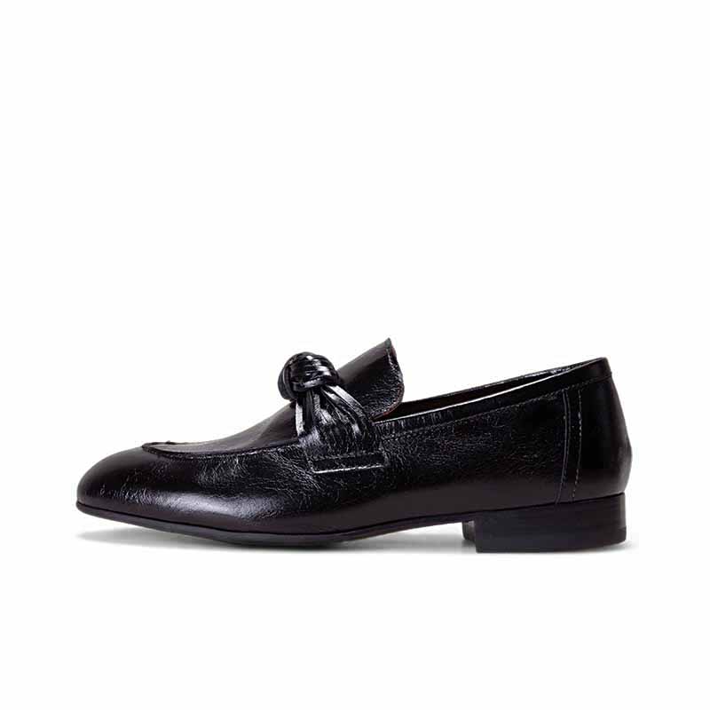 SHOEMAKER QUEEN Женские лоферы Gunmetal Gold, цвет Gunmetal Gold — фото 3