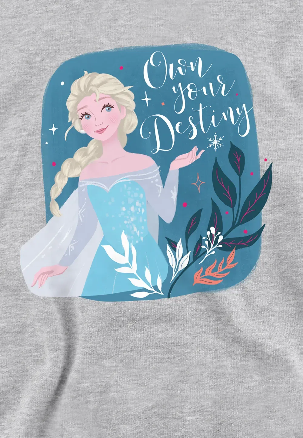 Детский худи Disney Frozen Elsa, серый — фото 2