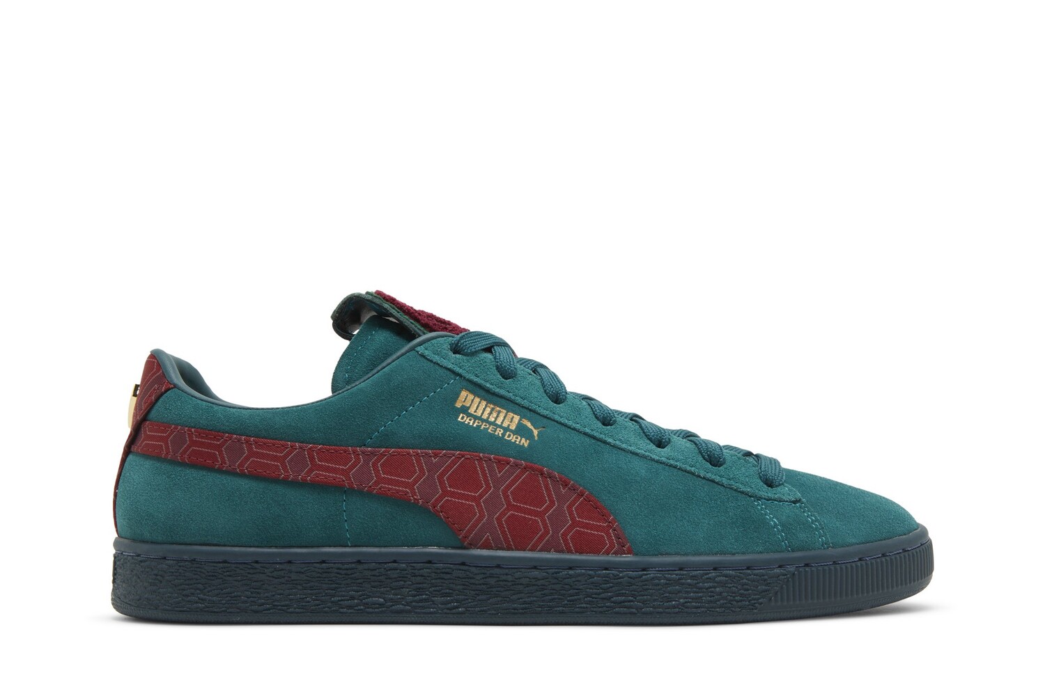 Кроссовки Dapper Dan x Suede Puma, зеленый