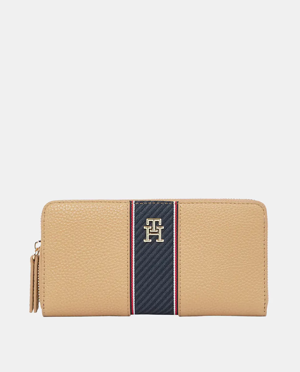 

Женский большой кошелек коричневого цвета Tommy Hilfiger, цвет Marrón claro