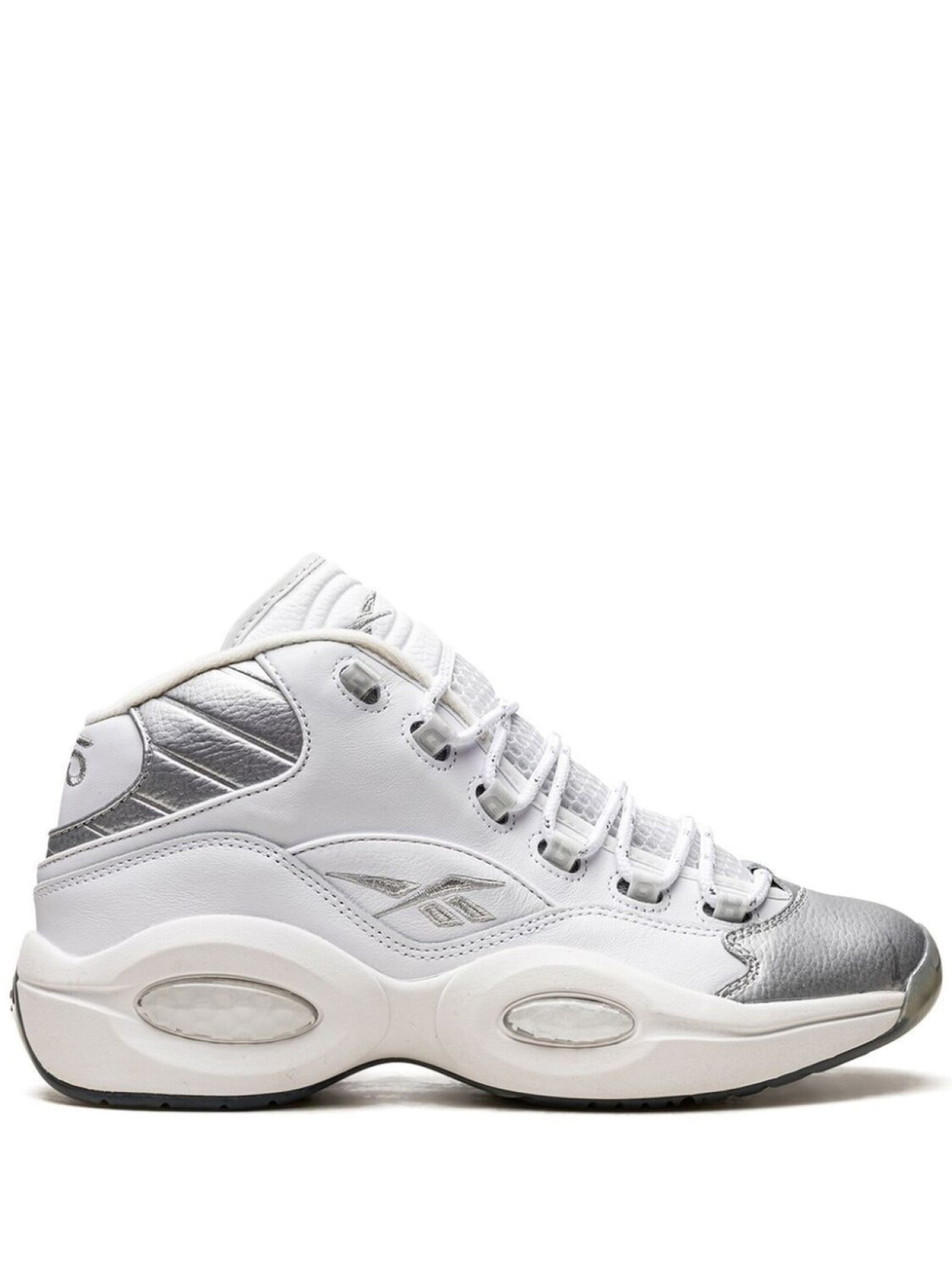 

Кроссовки Reebok Question Mid 25th Anniversary, белый/серебристый