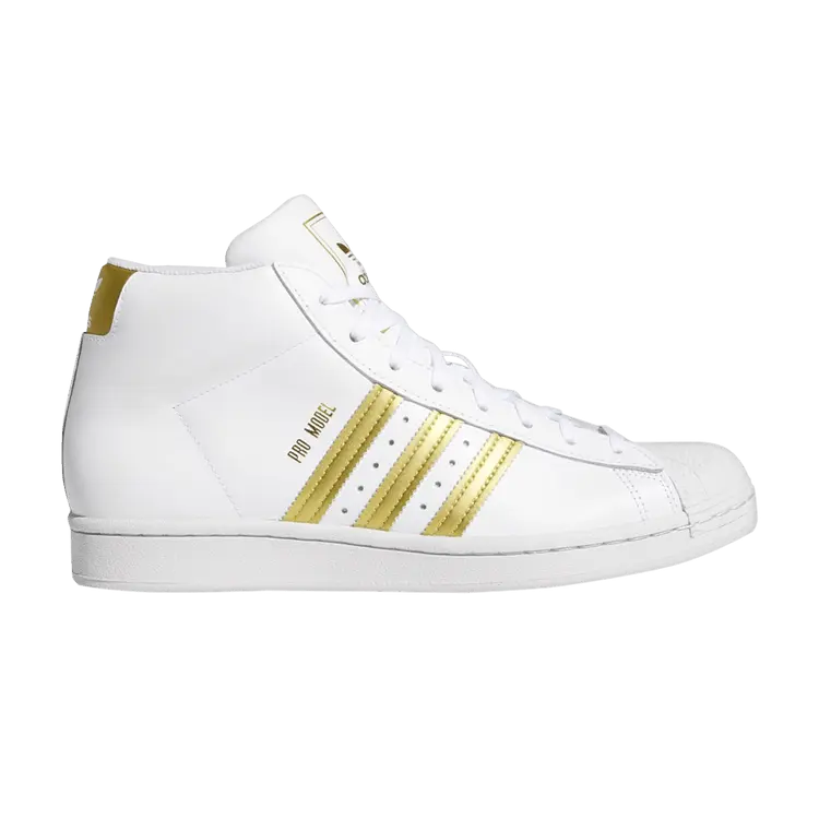 

Кроссовки Adidas Pro Model, White Gold Metallic