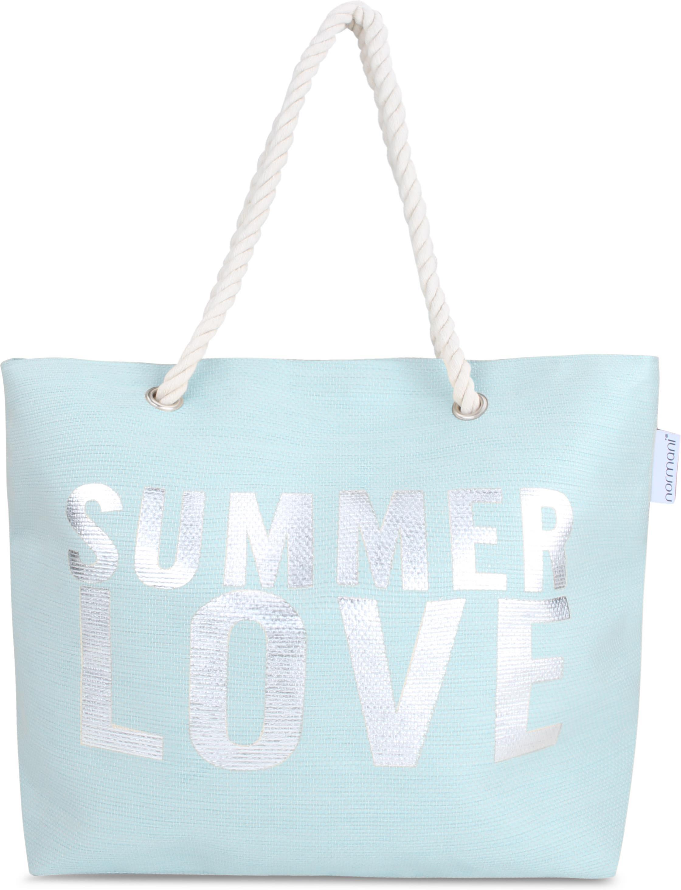 

Сумка шоппер normani Bequeme Sommer Umhängetasche, Strandtasche, цвет Summer Love Blue