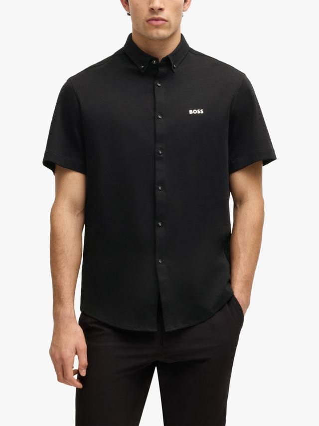 

Джерси-рубашка BOSS HUGO BOSS, Black