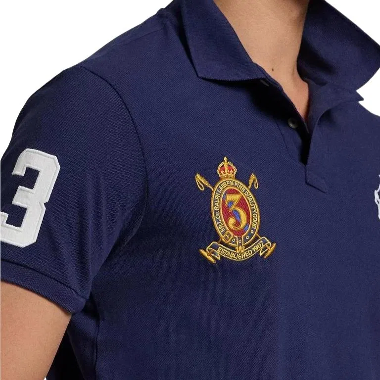 Поло Big Pony SS26 Classic Version мужское Polo Ralph Lauren, Marine Blue — фото 4