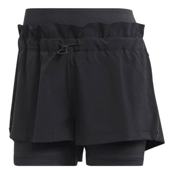 

Шорты stella mccartney hiit короткие азиатские размеры Adidas, черный