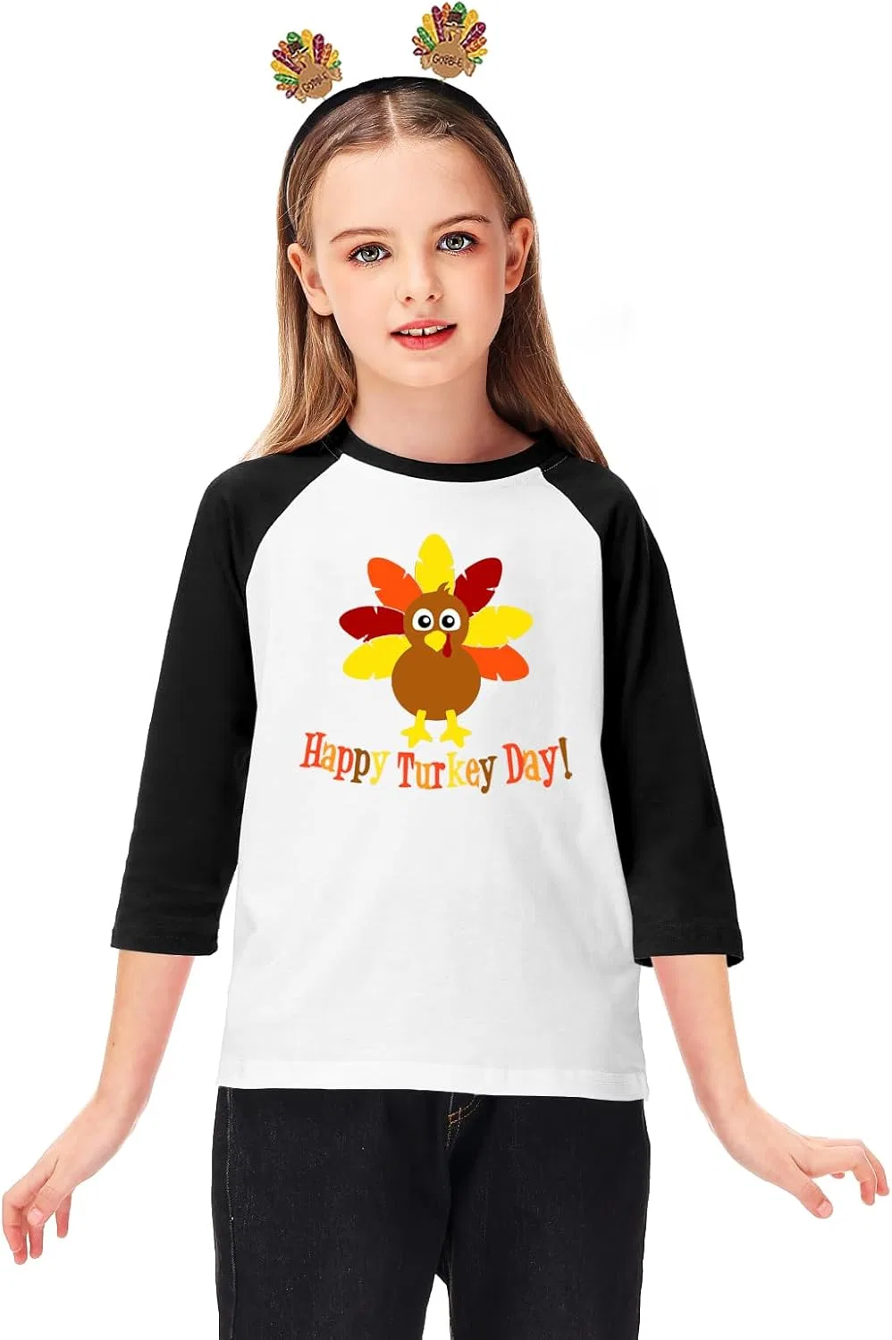 Детская футболка с принтом Remimi, 3-14 лет, Happy Turkey — фото 2