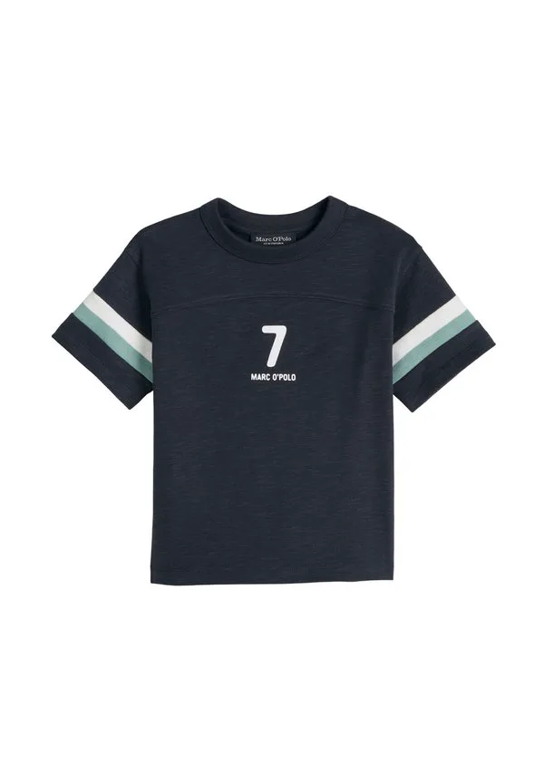 Футболка с принтом mit gestreiften ärmeln und rückent Marc O'Polo, Dark Navy