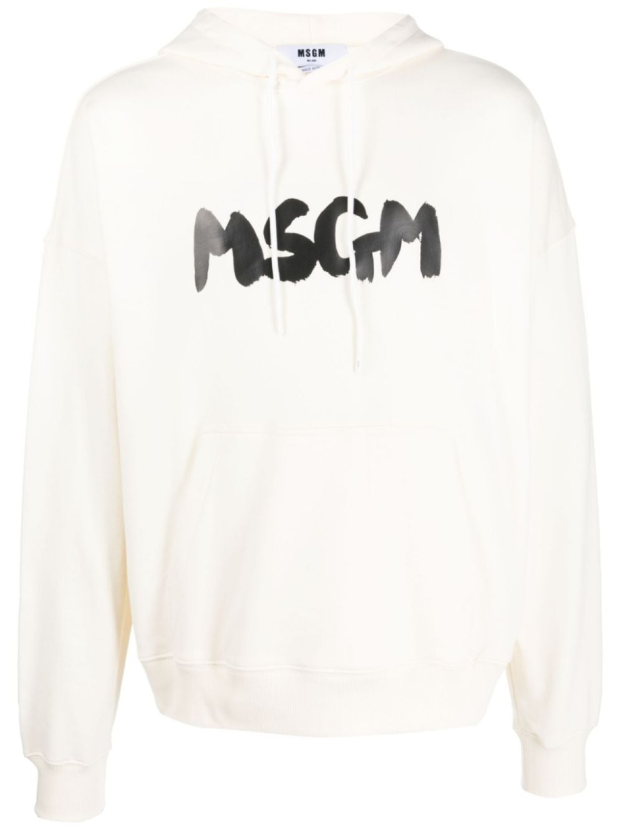 

MSGM худи с логотипом, нейтральный цвет