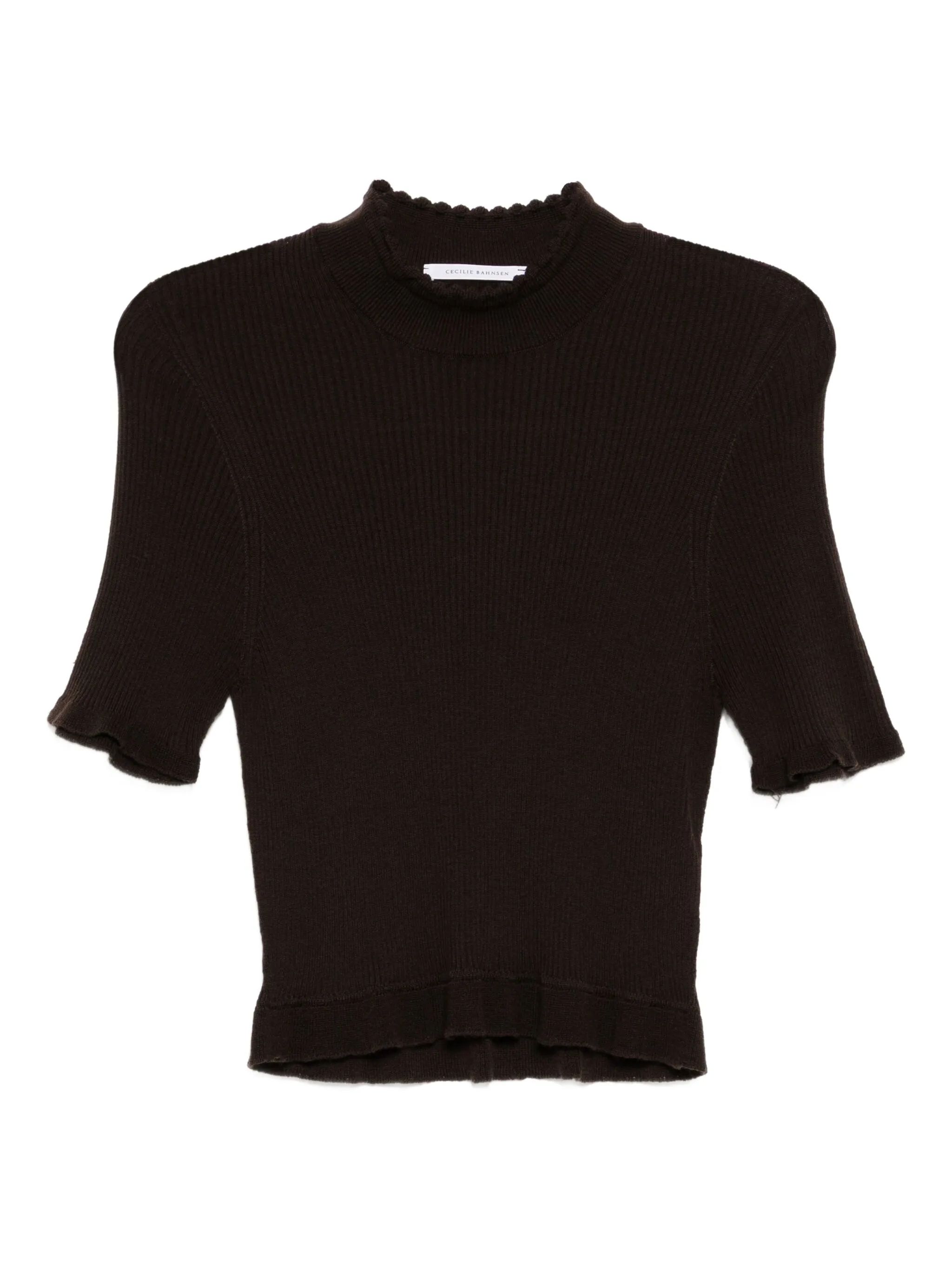 

Топ Bentley Cecilie Bahnsen, коричневый