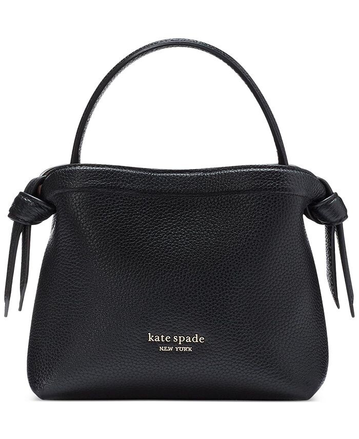 

Миниатюрная сумка через плечо Knott из шагреневой кожи kate spade new york, черный