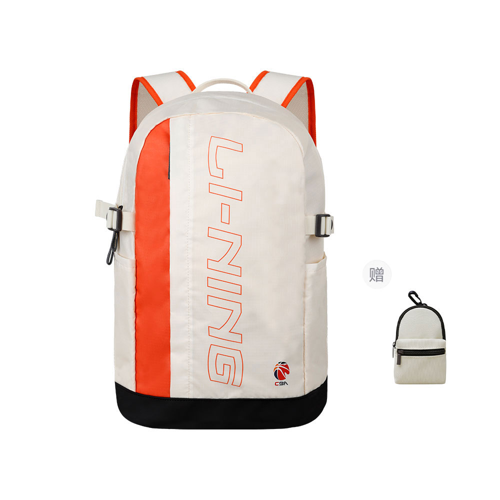 

Рюкзак LiNing из полиэстера, стандартный, унисекс, оранжевый