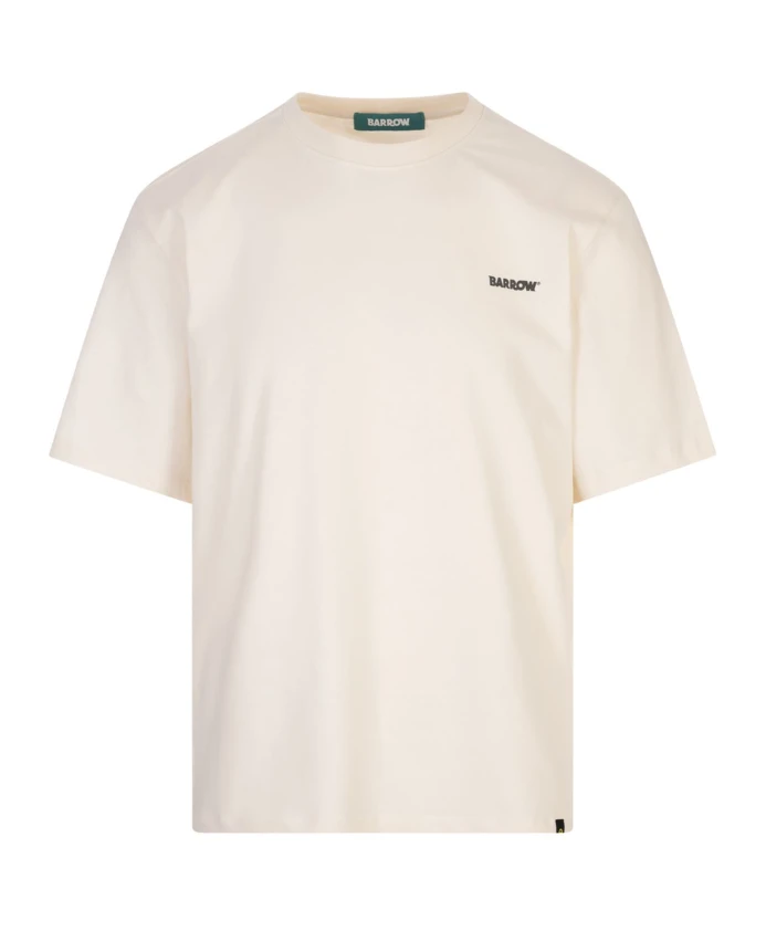 

Футболка с круглым вырезом Barrow, бежевый