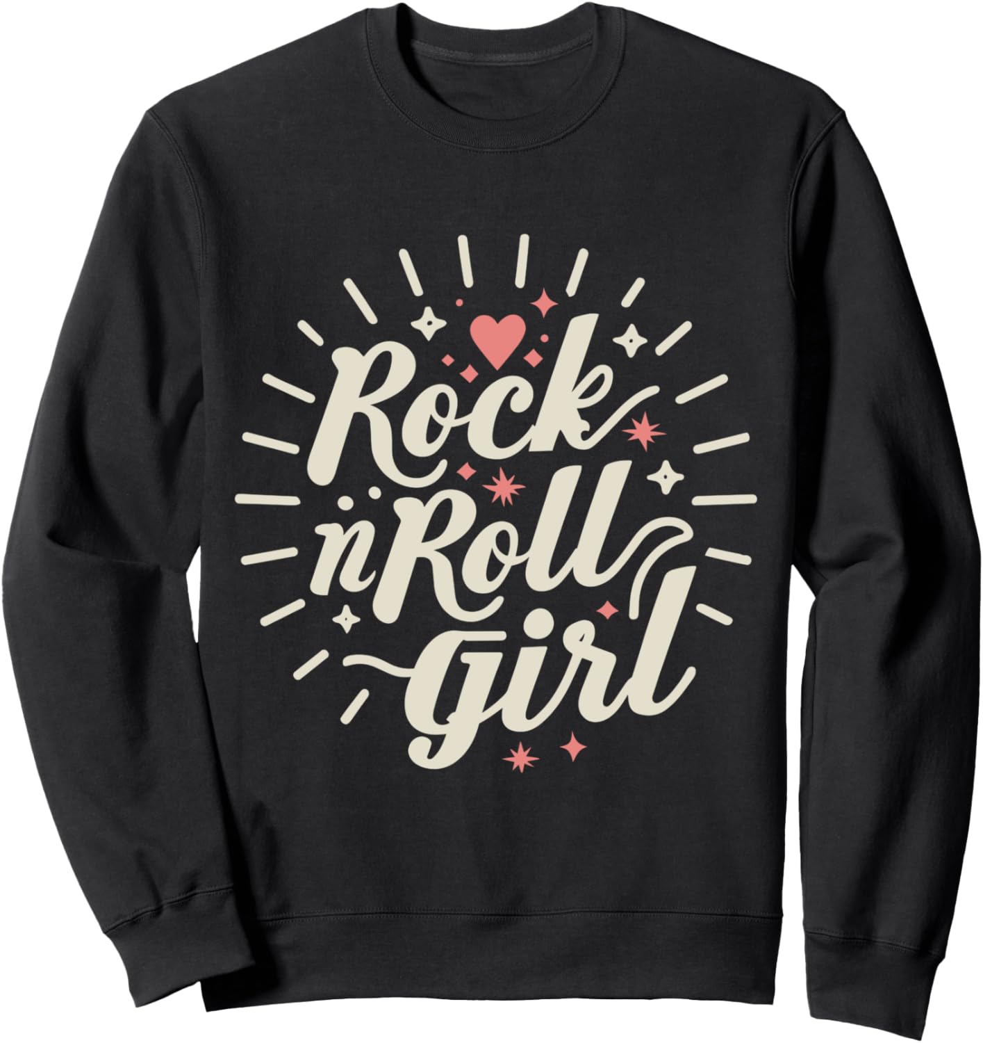 

Толстовка «Девушка в стиле рок-н-ролл» Дарла Rock N Roll Girl, черный
