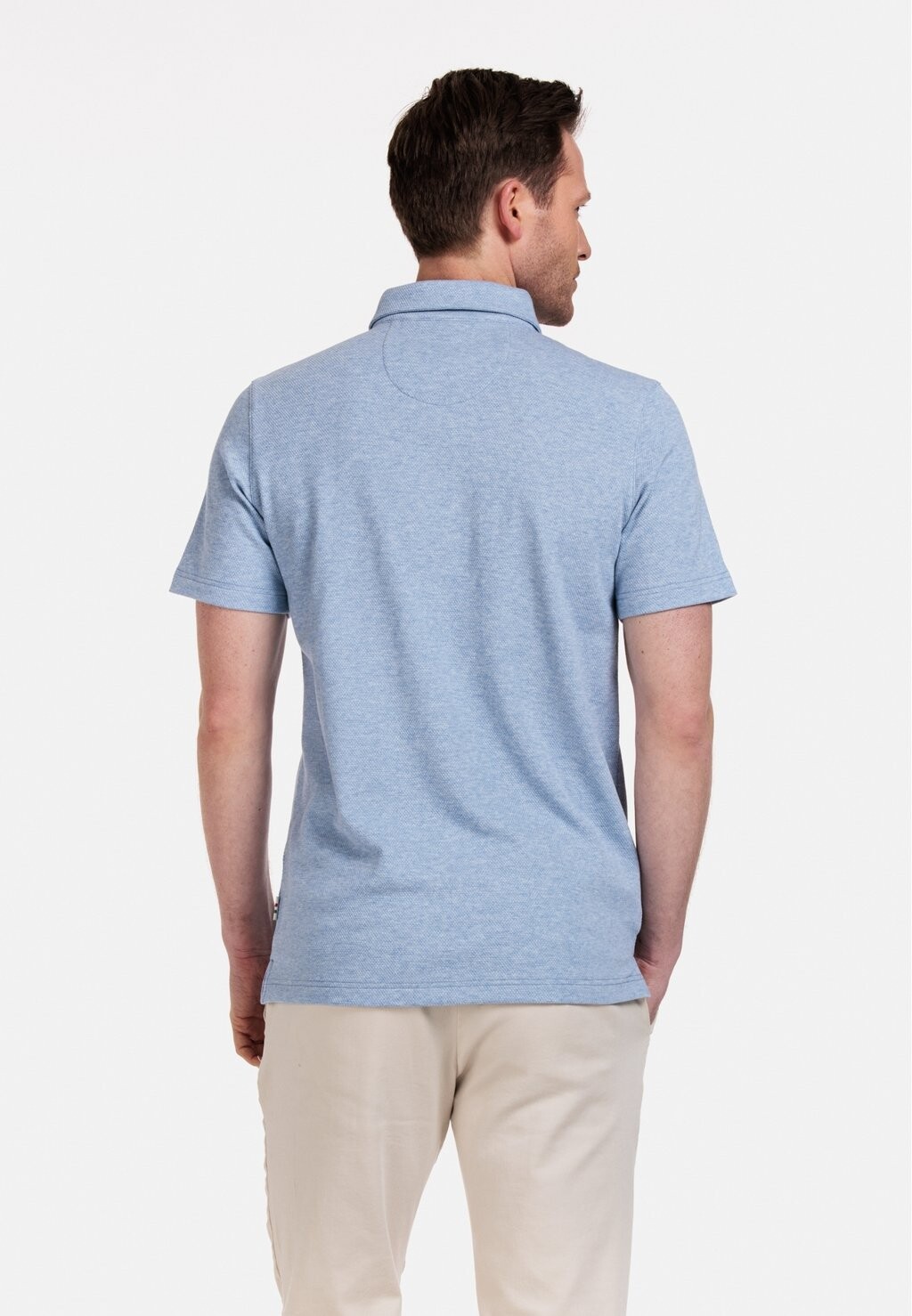 

Рубашка поло SOFT KORTE MOUW COMFORTABLE FIT GIORDANO, синий