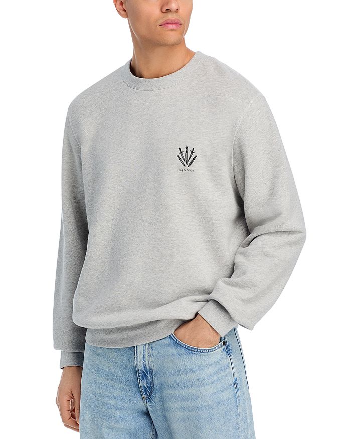

Кроссовки Dagger Damon Terry Crew rag & bone, серый