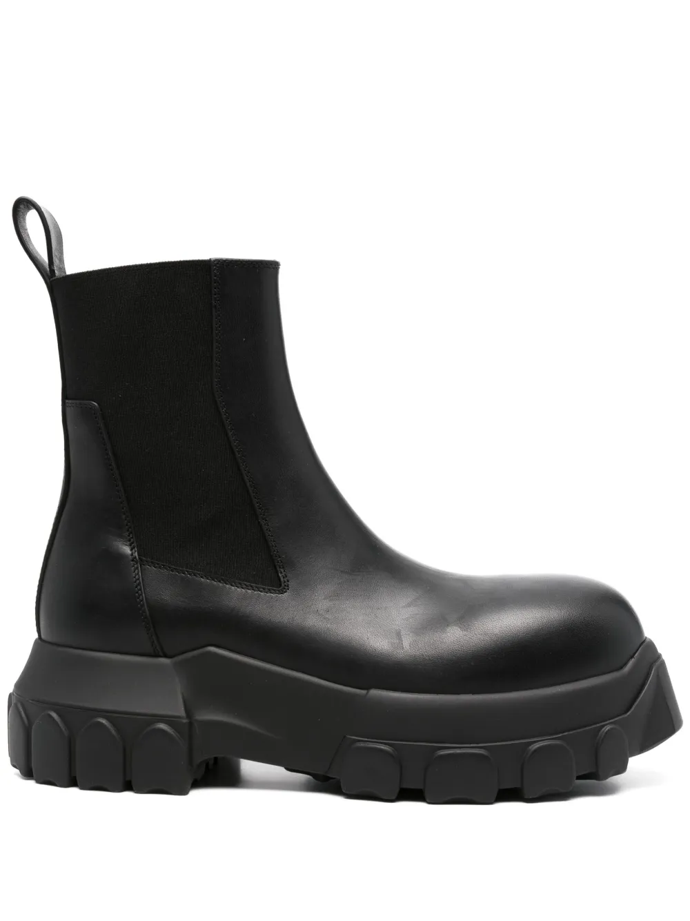 Кожаные ботинки Rick Owens, черный