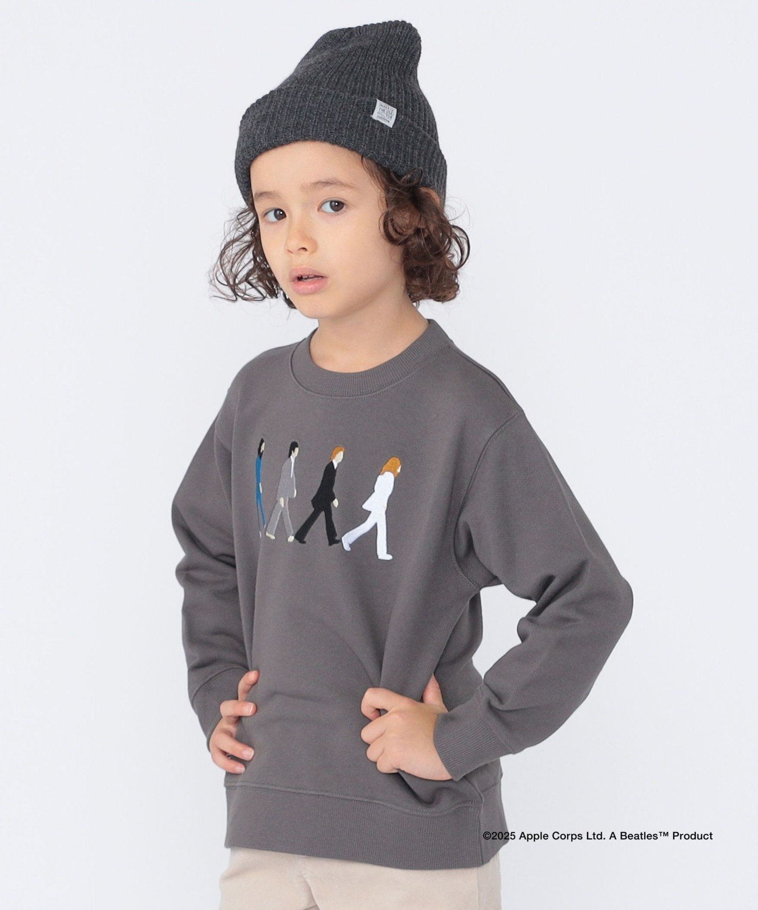 Детская толстовка SHIPS 100-130 см / THE BEATLES SHIPS KIDS, Charcoal Gray — фото 3