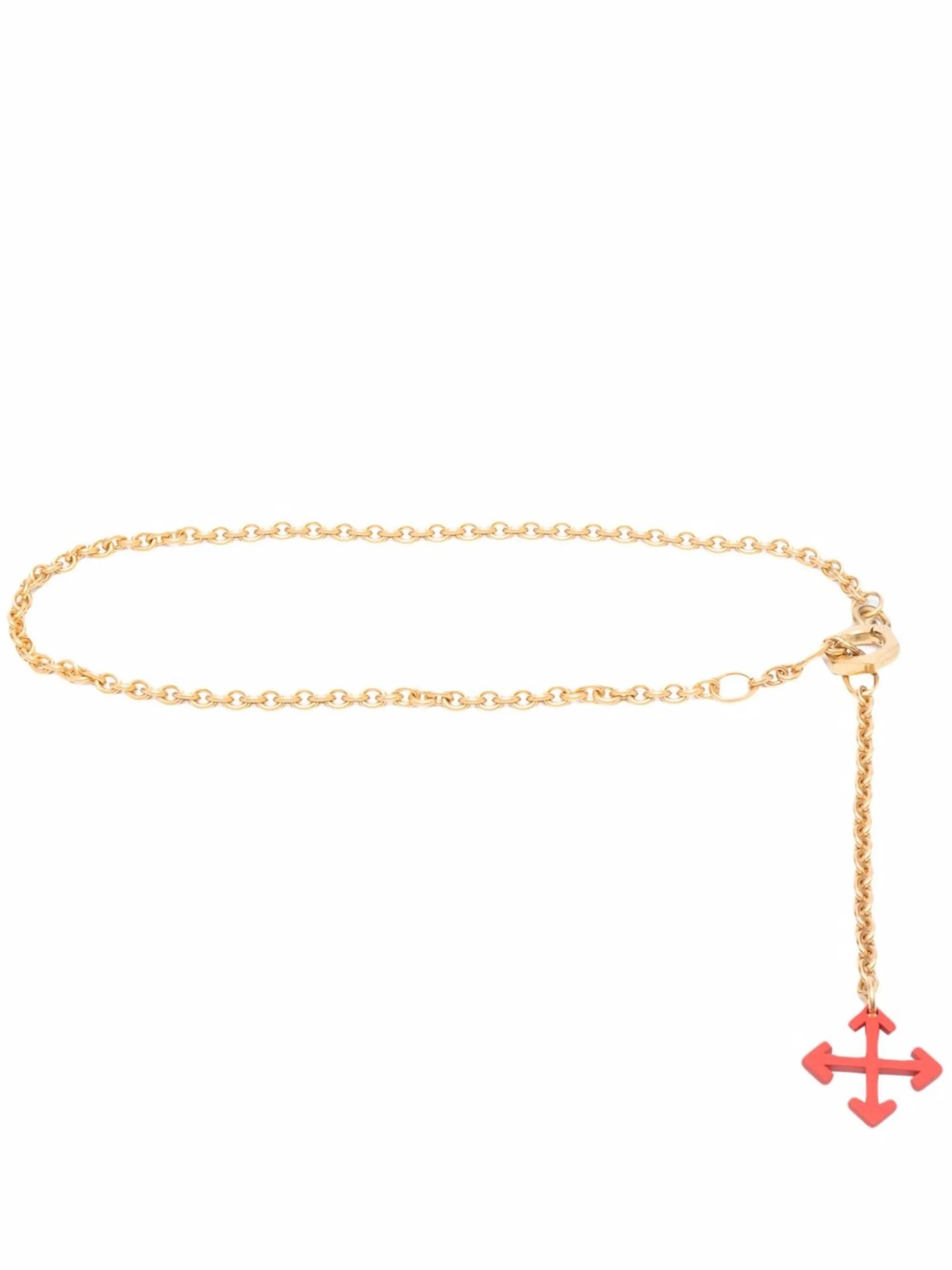 

Цепочный ремень с логотипом Arrows Off-White, золотистый