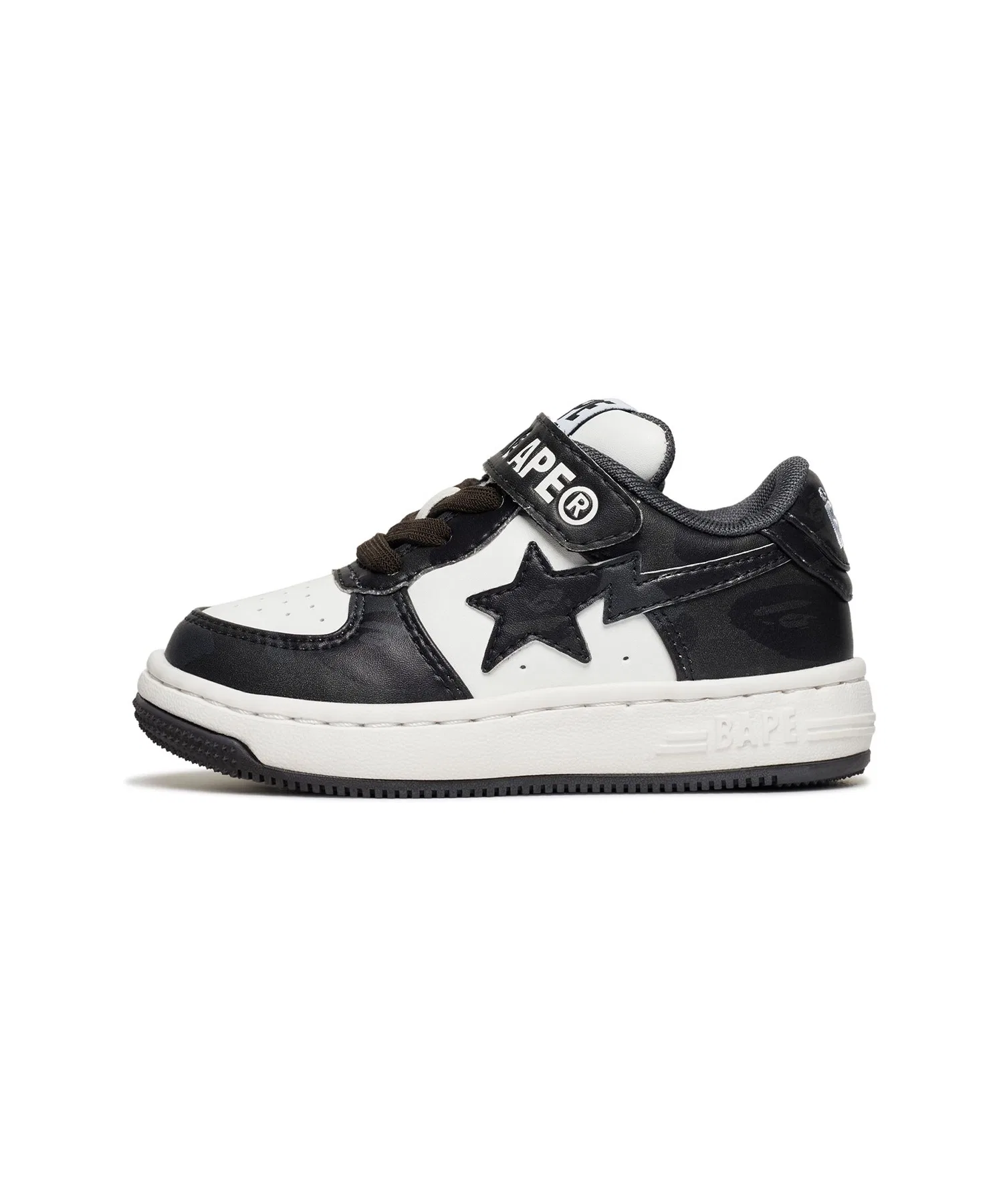 Детские кроссовки BAPE STA #1 A BATHING APE чёрные — фото 2