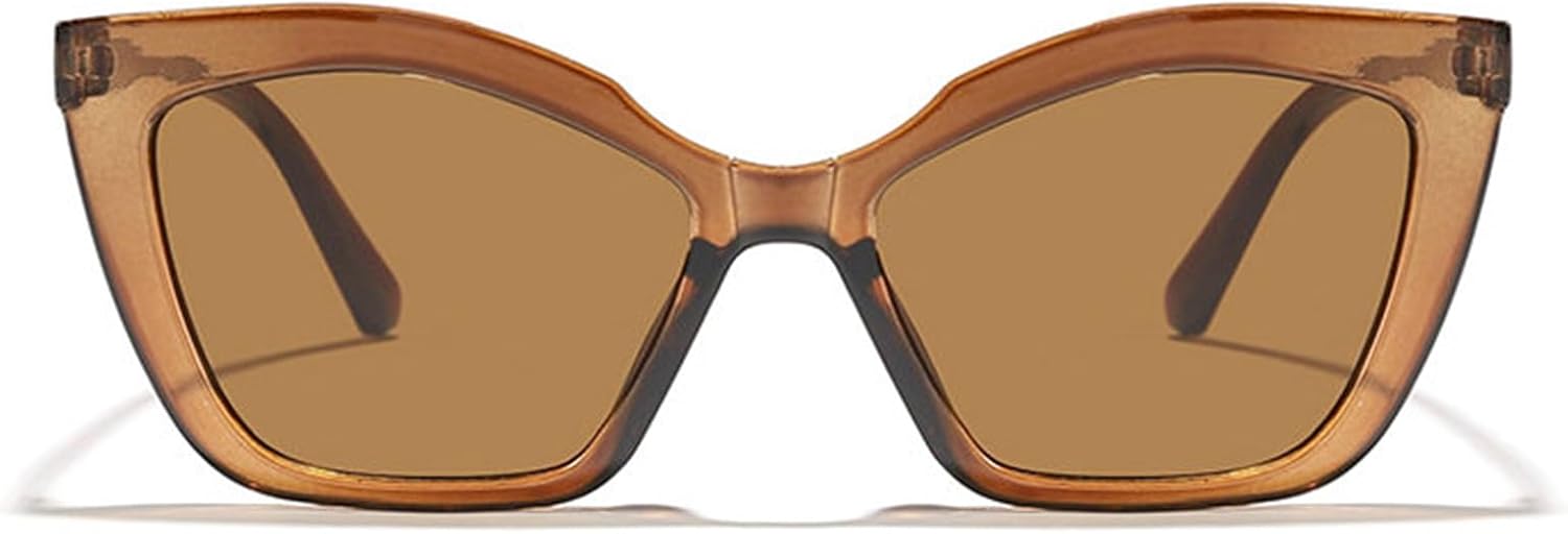 

Солнцезащитные очки Willochra в стиле ретро «кошачий глаз» для женщин, модные градиентные очки с защитой от УФ-излучения UV400, необычной формы, в стиле «бабочка», для активного отдыха на природе, Brown