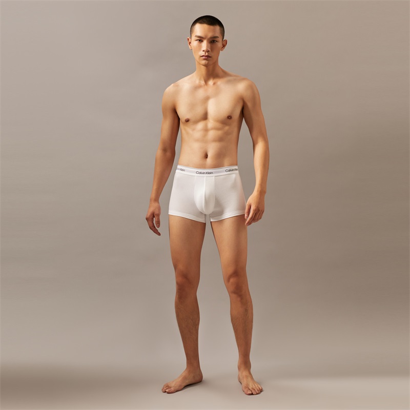 CALVIN KLEIN Трусы мужские 2 шт, UJH-Космический черный/Кокосовый серый — фото 3