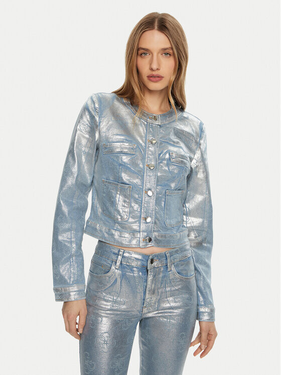 

Джинсовая куртка стандартного кроя Guess, синий